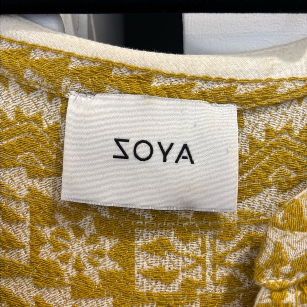 Zoya Greek Woven Tunic Dress OS - Picture 4 of 5